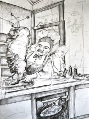 Dönerci Konulu İmgesel Çalışma