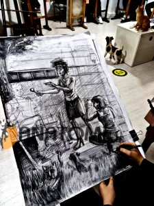 İmgesel resim kursu.Hayalden çalışmalar