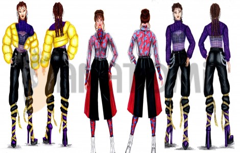 Portfolyo Hazırlık Moda tasarım Özel yetenek  sınavlarına hazırlık.